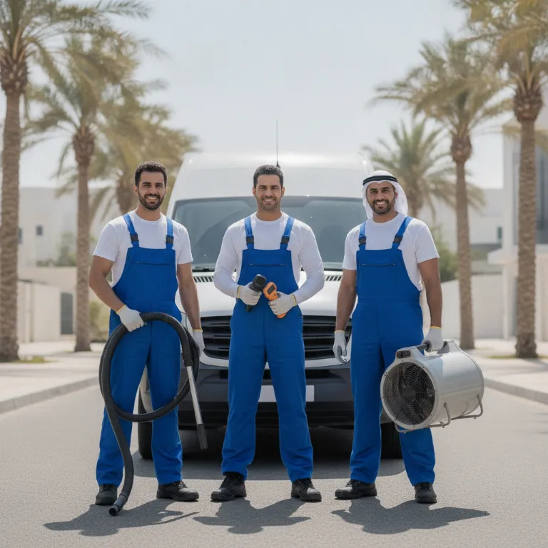 ترميم أضرار المياه فريق في ديرة
